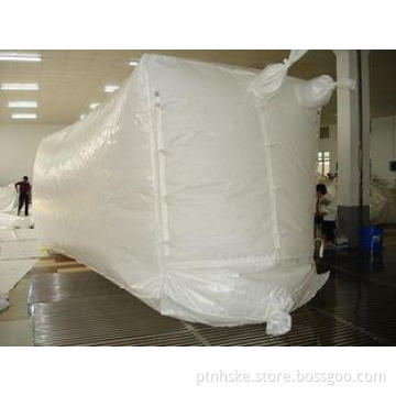 Seed / resin / sand PP container liner with conical dischar